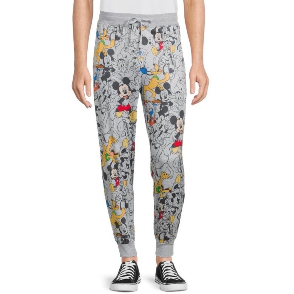 Disney Men Mickey Mouse & Friends Lounge Jogger Pj -Sz. XXL